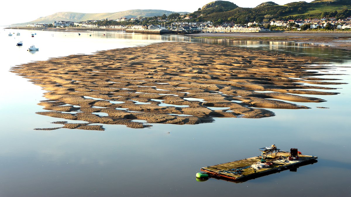 Taken of the River Conwy. Saw that the rippled mud and sand as the tide had ebbed, created little pools of still water. Little mussel prep raft and then Deganwy in the background.
@ArtMutuals #NorthWales #StormHour #ThePhotoHour #WeatherRetweet #channel169 #PhotographyIsArt