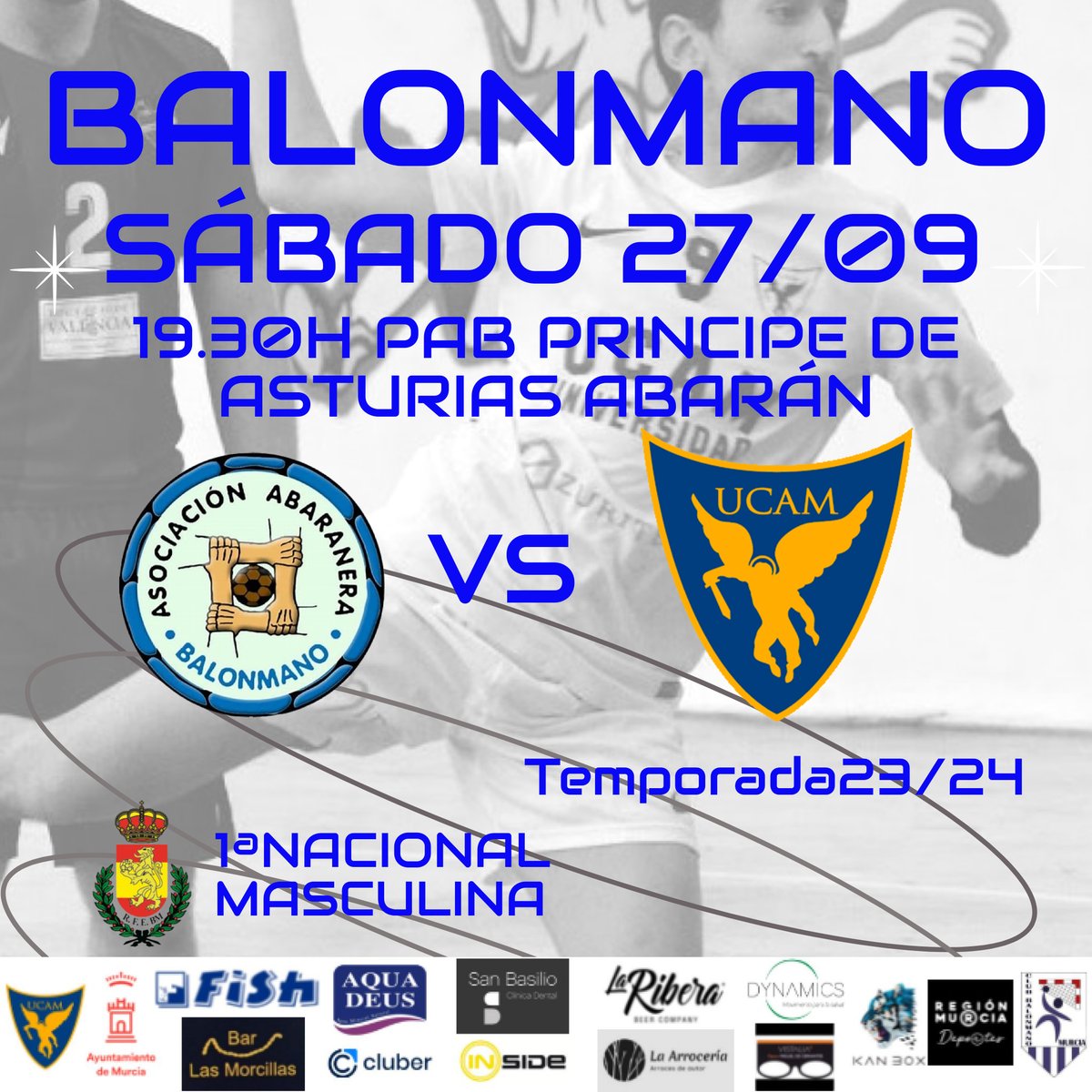 Nuestros chicos del #PrimeraNacional viajan a  Asoc. Abaranera de Balonmano para jugar su primer partido de #liga202324 y primer derbi de la temporada.