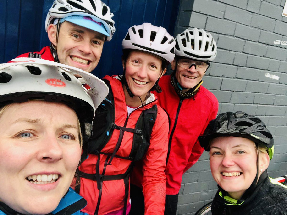 Dr_CriticAli's tweet photo. @R4R2023 Finishing line pictures consisted of hiding from the rain! It wouldn’t be Scotland without the wind or rain. However, great fun was had by all (or that’s what they told me!). https://t.co/LjtHf3OBfj