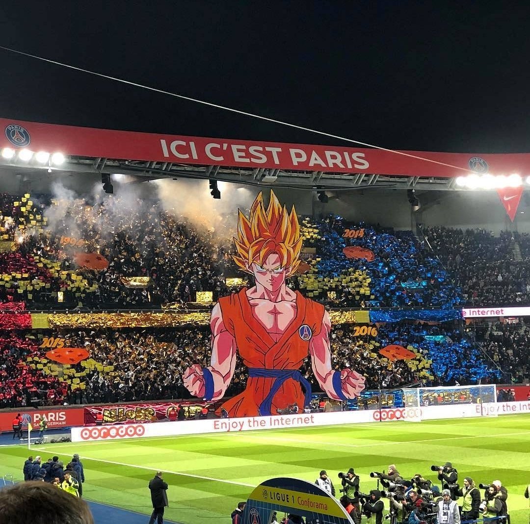 psgtifos's tweet photo. PSG - OM 25.02.2018
.
.
.
#tifo #tifos #ultras #psg  #parissg #parissaintgermain  #virageauteuil  #parissaintgermain  #kopofboulogne #teampsg #collectifultrasparis #teamom #dragonballz    #psgom  #france🇫🇷 #ompsg #dbz #sangoku #dragonball #dessinanimé #manga #dragonball #japon https://t.co/lQZBQBnJnh
