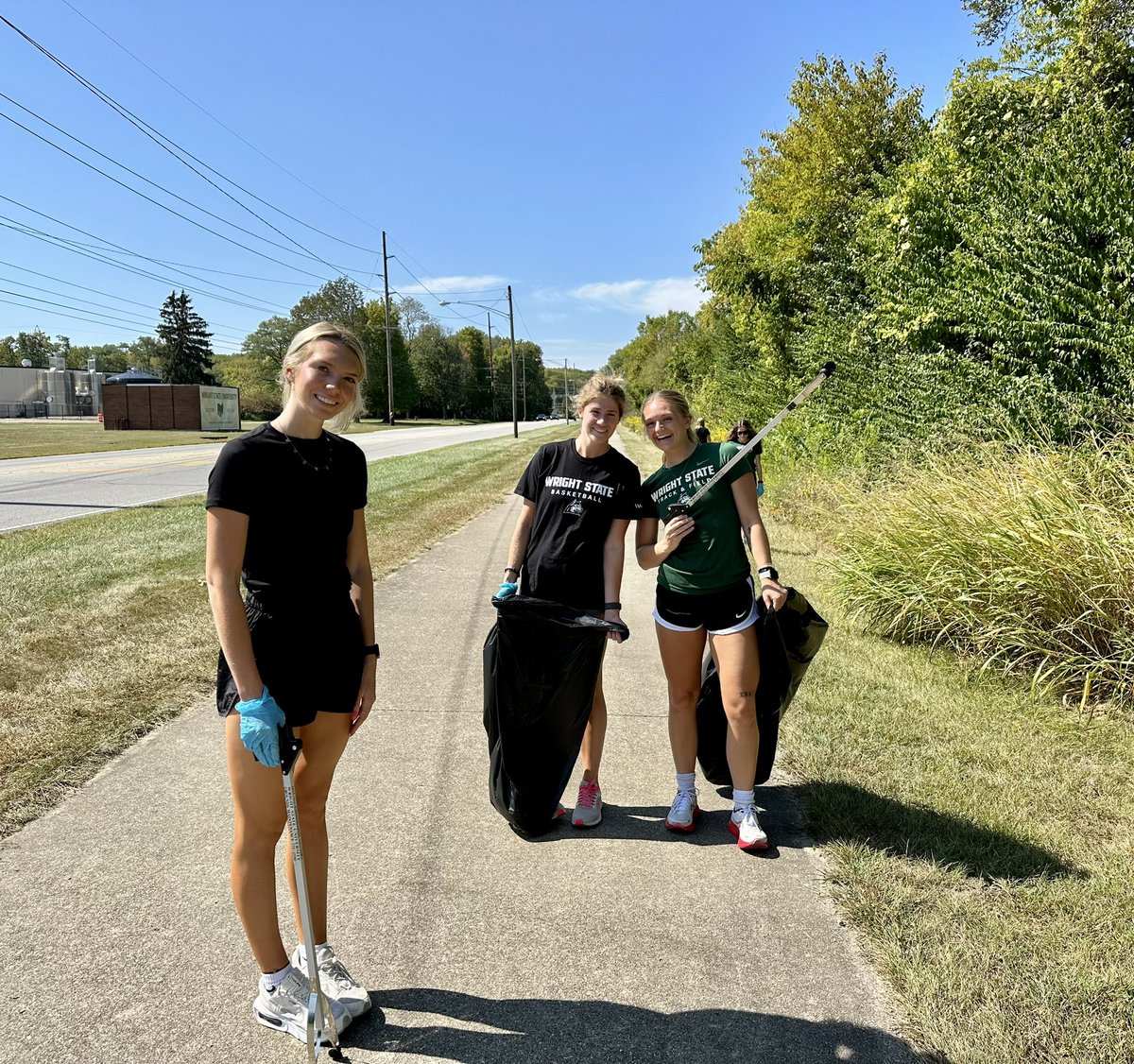 Doing our part to help keep our campus clean!