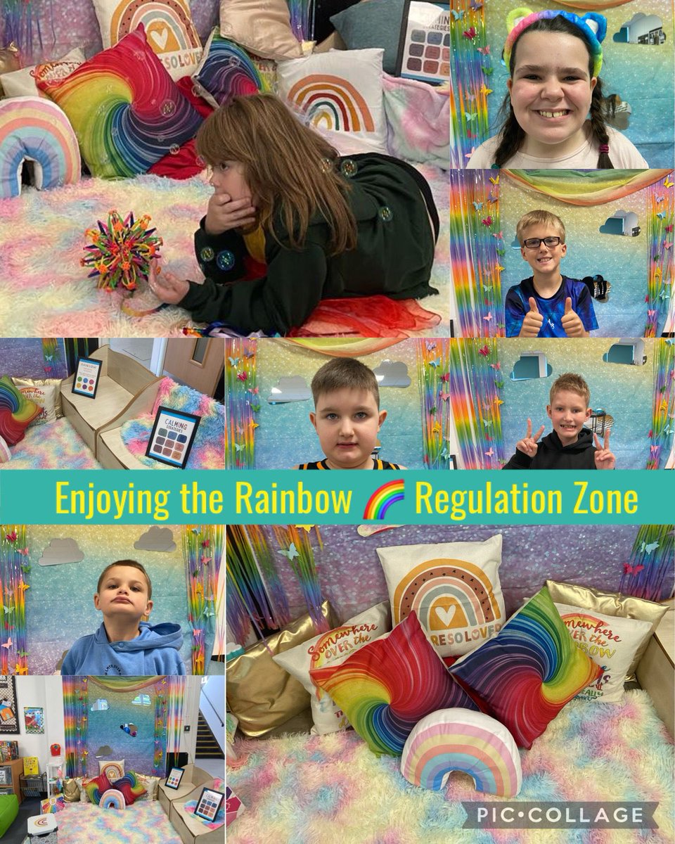 CGPrimary's tweet photo. An end to another lovely week in class 7. Hard work all round 📝! We loved testing out our new sensory area too! 🌚🌈 #CGPSciTech #CGPHealth SI/HS https://t.co/NDoqlufBPu