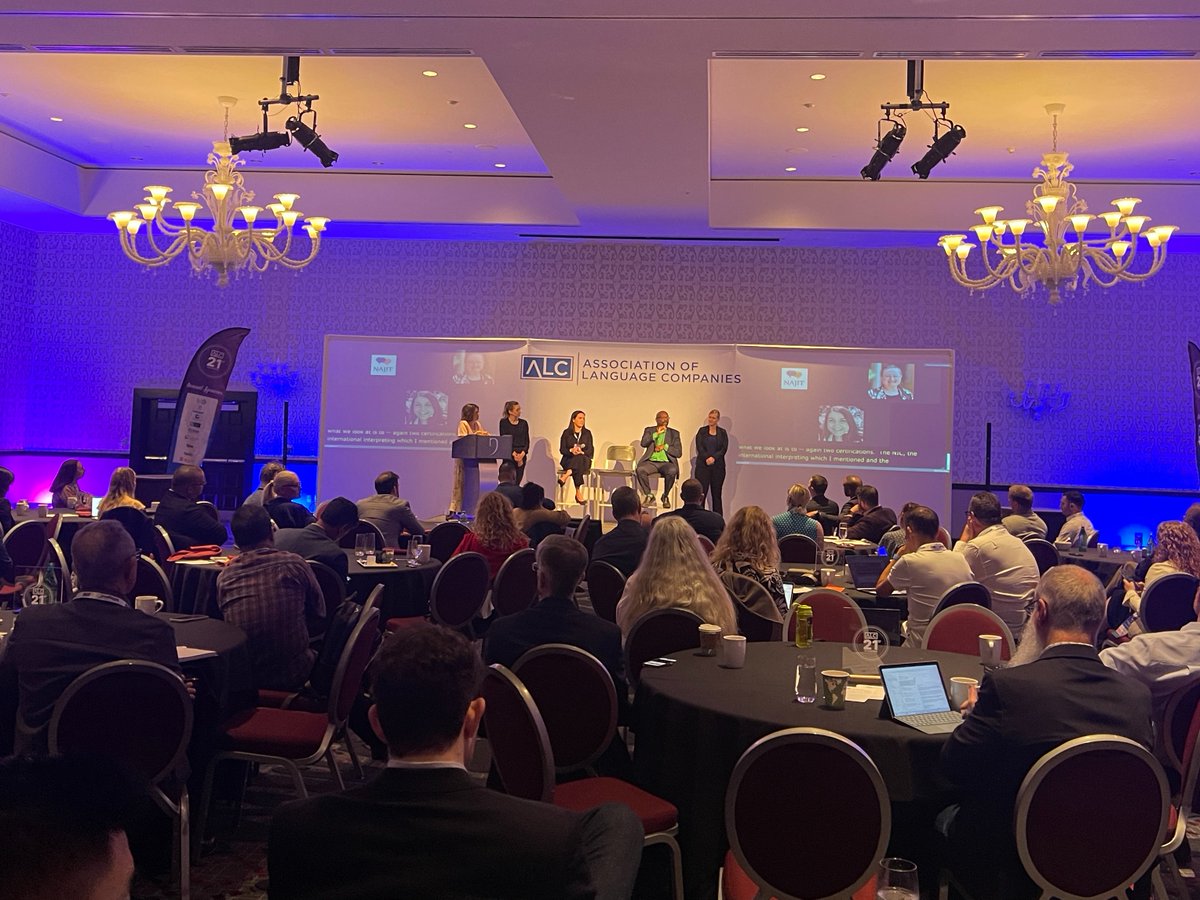 atanet's tweet photo. President @mszampaulo represented ATA at the @ALC_US #ALCSummit and participated in the Presidents' Panel! She was joined on stage by @RID_Inc President Ritchie Bryant and shared what's new in ATA, our certification program, and how we're serving our members! #Leadership https://t.co/jkKN2znKHn