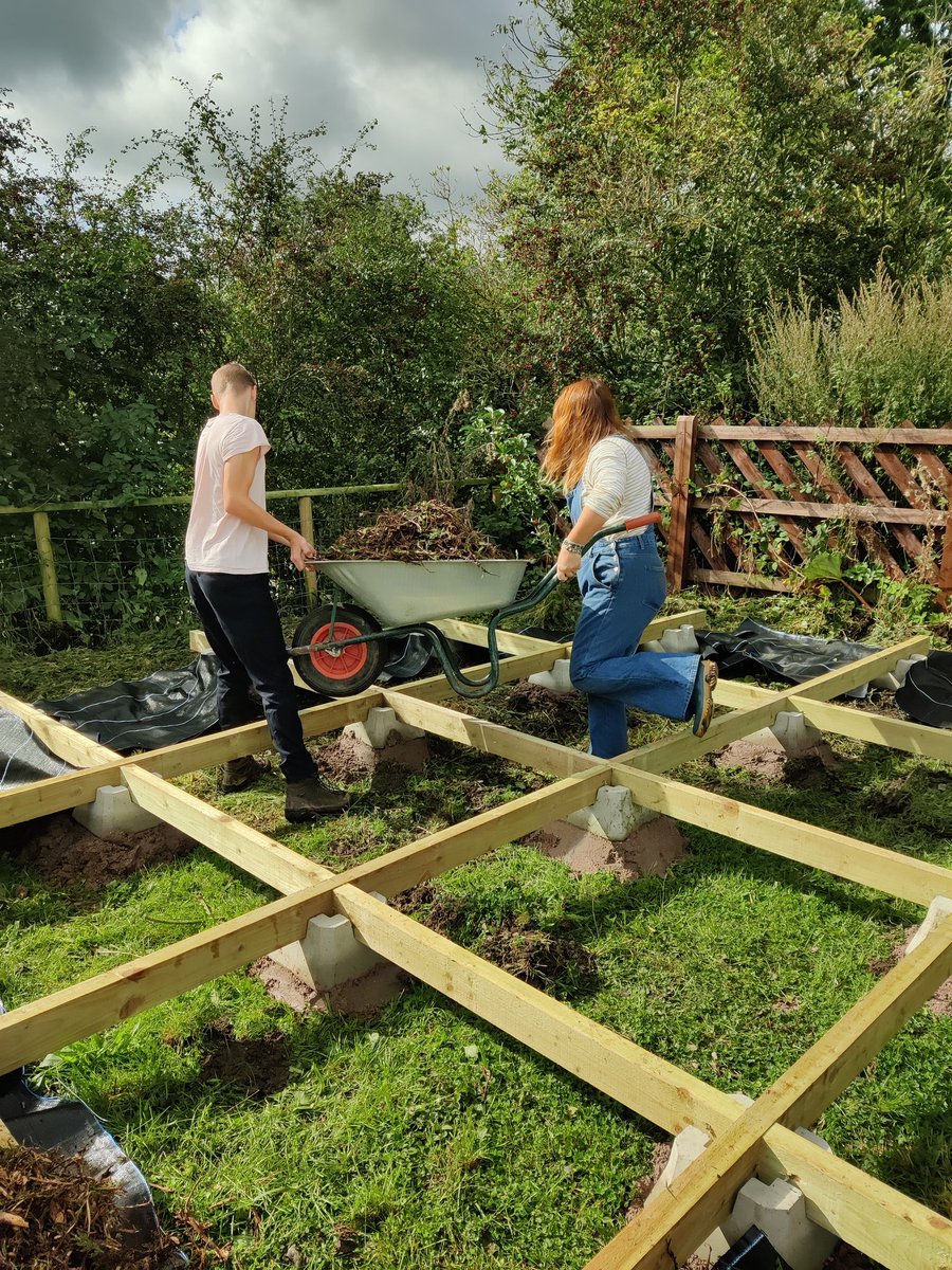 grow_outside's tweet photo. We've been creating a new base for our yurt. Come and join us on 1st October to see how a yurt is made and have a go at putting one up!
#growoutside #butterley #derbyshire #socent #communitygrowing #natureconnectedness #greenwellbeing #yurtbuilding #craftworkshops https://t.co/qt1kAuBNOC