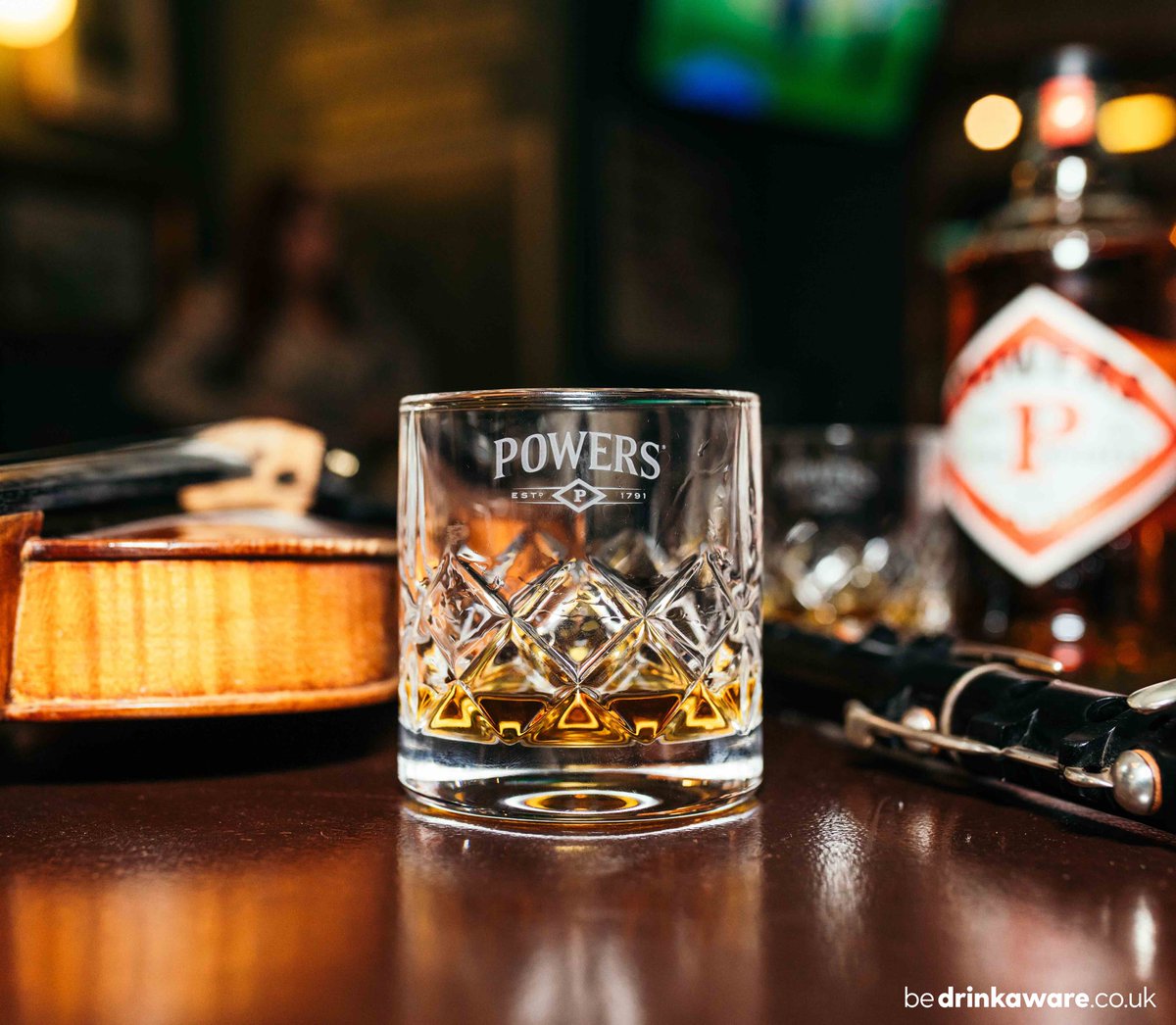 The perfect accompaniment. #PowersWhiskey #OldButGold