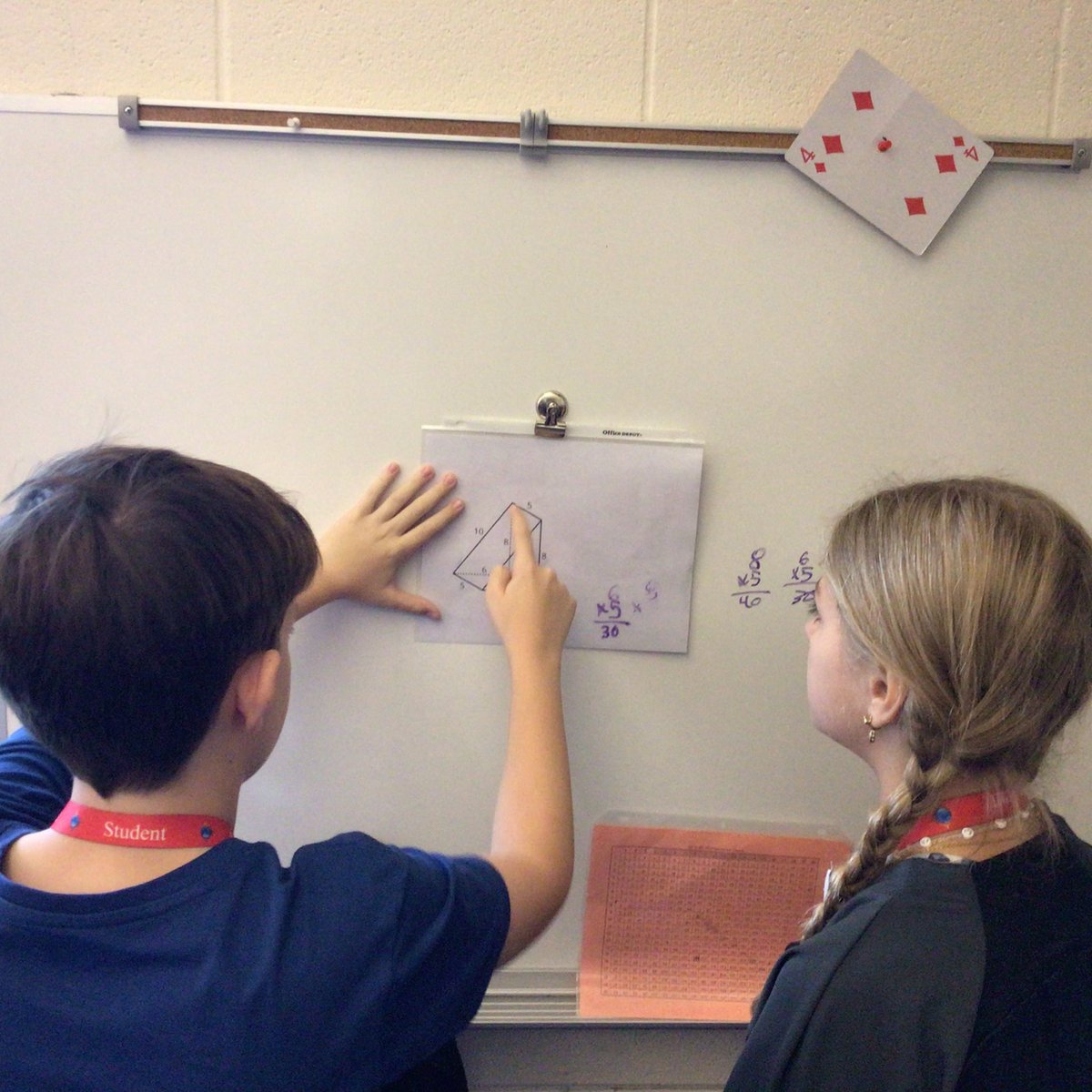 Mr_C_MSN's tweet photo. Students are explaining ππ¬ to their team how to find the surface area of a triangular prism. #MSNLearns @LZdistrict95 https://t.co/SOPWdtbYJI