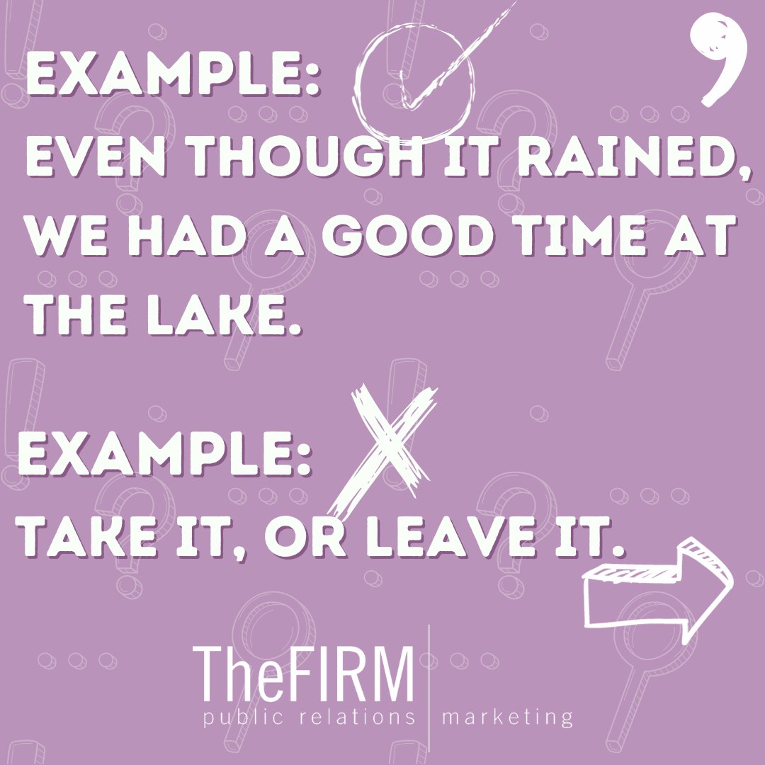 TheFirmPR's tweet photo. Happy #NationalPunctuationDay! Here are some tips to remind us of important punctuation for our writing.✏️
#TheFirmPR #LasVegasPR #PublicRelations #APStyle https://t.co/oGxqZtf02O
