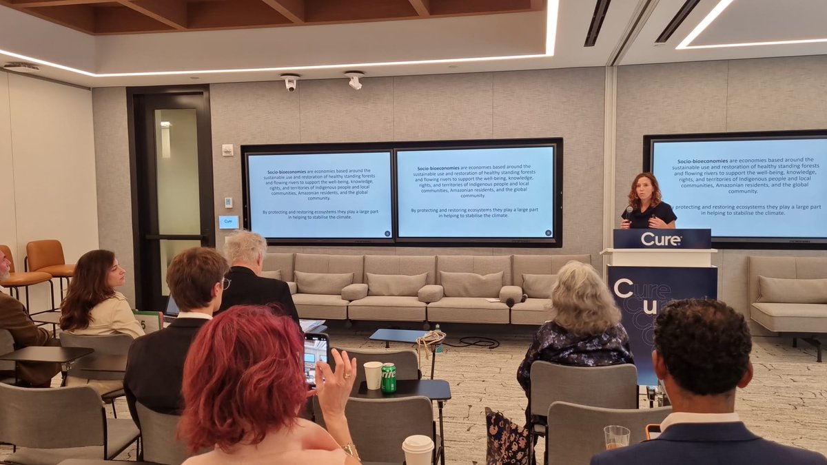 theamazonwewant's tweet photo. Rachael Garrett, SPA Lead Author, about supporting socio-bioeconomies of healthy standing forests and flowing rivers: “We need large structural changes”.

#sciencesummitunga #globalscience #sciencedigital #ClimateWeekNY #UNGA78 https://t.co/CxkaaxXnUF