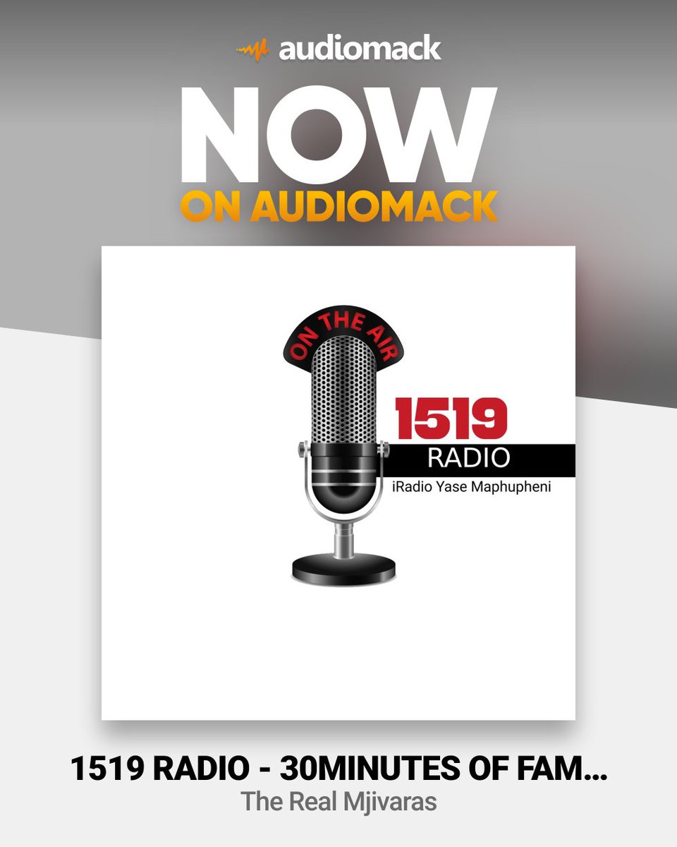 1519Radio's tweet photo. Episode 4 Now available on @audiomack 
Host : @imlsemjivaras
Link : https://t.co/MsiTb5mgaa

#30MinutesOfFameWithMjivaras #1519Radio https://t.co/oDrfqZuH0t