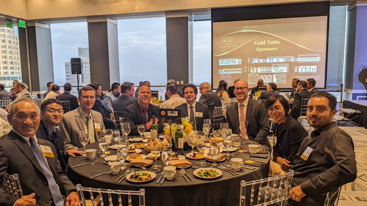 KOACorp's tweet photo. KOA | A Lochner Company recently attended the ACEC Los Angeles Chapter 2023 Achievement Awards Banquet where KOA was a gold sponsor!

See this Instagram post by @koacorp https://t.co/1Ui7h5Uqbm https://t.co/VgRJJ6o6kp