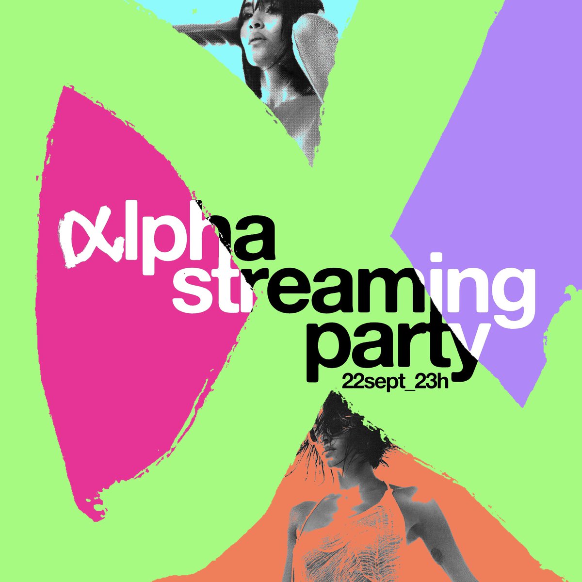 NewsAitana's tweet photo. ¡¡SÚMATE A LA “#ALPHA STREAMING PARTY”!! 💚🩷🤍🧡💜🩵

Últimas horas de conteo para el debut del nuevo álbum de @Aitanax. ¿Contamos contigo para que sea aún más grande?  

Nos vemos a las 23h con STREAM ALPHA. ¡Demostremos el poder de la #alphacommunity! https://t.co/HShDFMP4tu