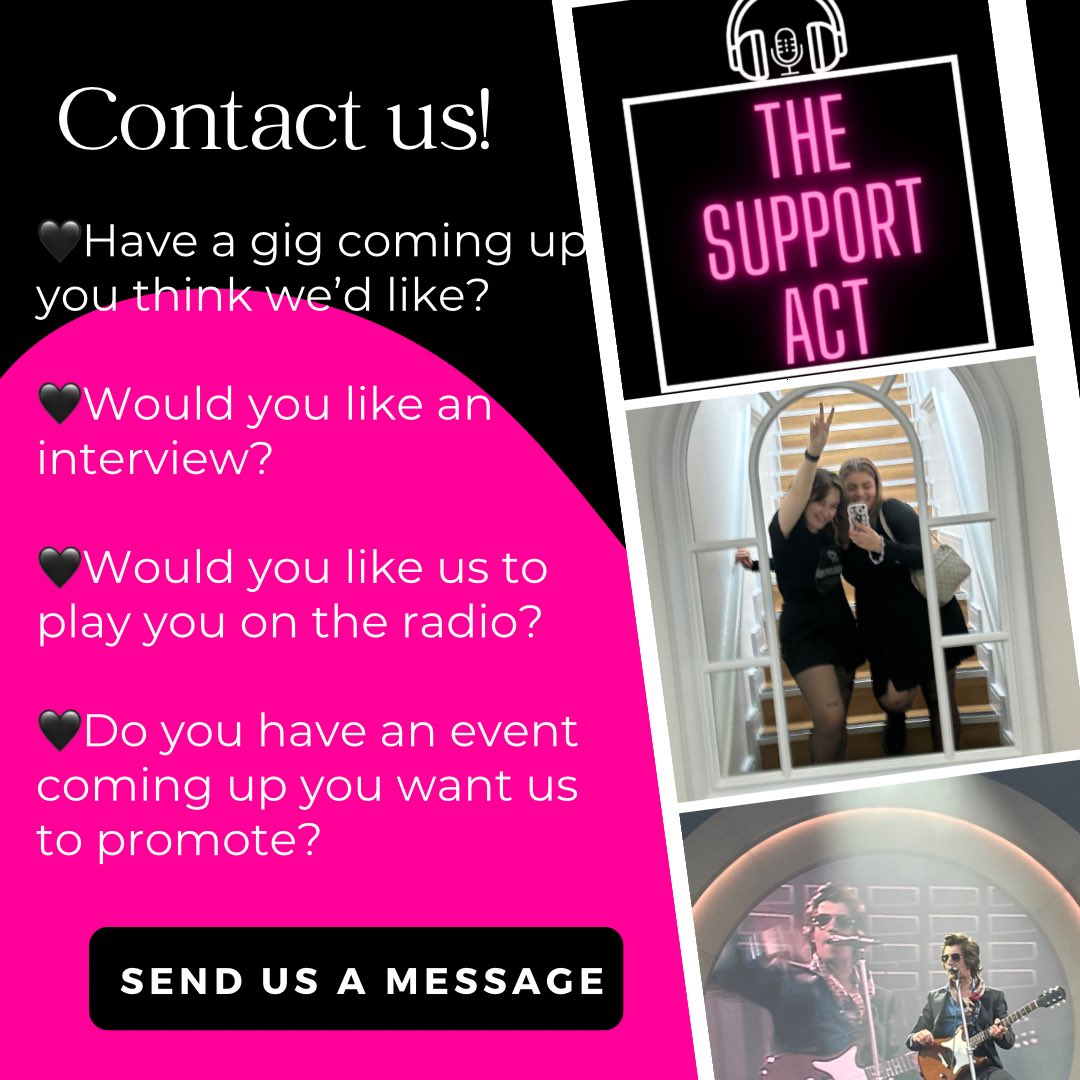 TheSupportAct_'s tweet photo. So this is us! Give us a follow on instagram and get in touch 🖤🩷 https://t.co/XZnxTiEUb1 https://t.co/AlvpbNyflQ