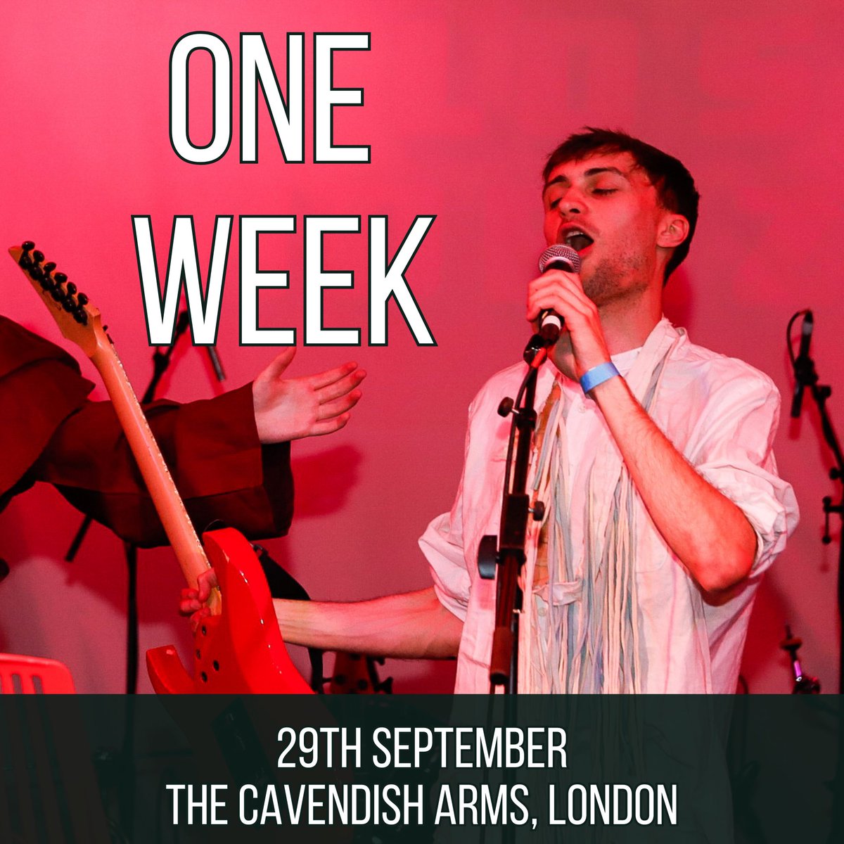 One week until the album launch and release show! Get ur tickets before they're gawn: eventim-light.com/uk/a/63ea2a0f7…