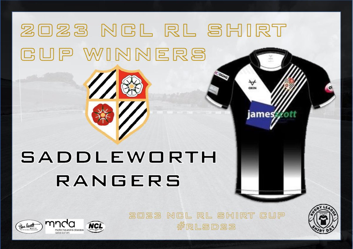 𝗧𝗛𝗘 𝟮𝟬𝟮𝟯 𝗡𝗖𝗟 𝗥𝗨𝗚𝗕𝗬 𝗟𝗘𝗔𝗚𝗨𝗘 𝗦𝗛𝗜𝗥𝗧 𝗖𝗨𝗣 𝗚𝗥𝗔𝗡𝗗 𝗙𝗜𝗡𝗔𝗟 🏆

Wow, what can we say, What a final, it went right down to the wire. However #OnlyOneCanWin &amp; by only 1%

A huge congratulations goes to <a href="/SaddRangers/">Saddleworth Rangers</a> who are the inaugural champions

#RLSD23