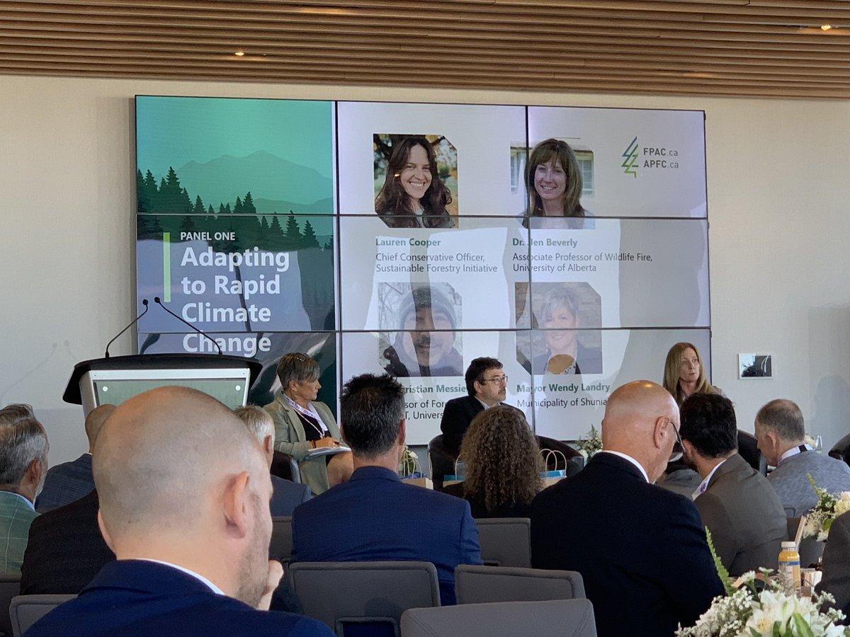 SheHarrison's tweet image. Just returned from a fantastic week of information, networking and connecting with industry from across the country at Forest Products Association of Canada’s National Forestry week events. Thanks #fpac #forestry