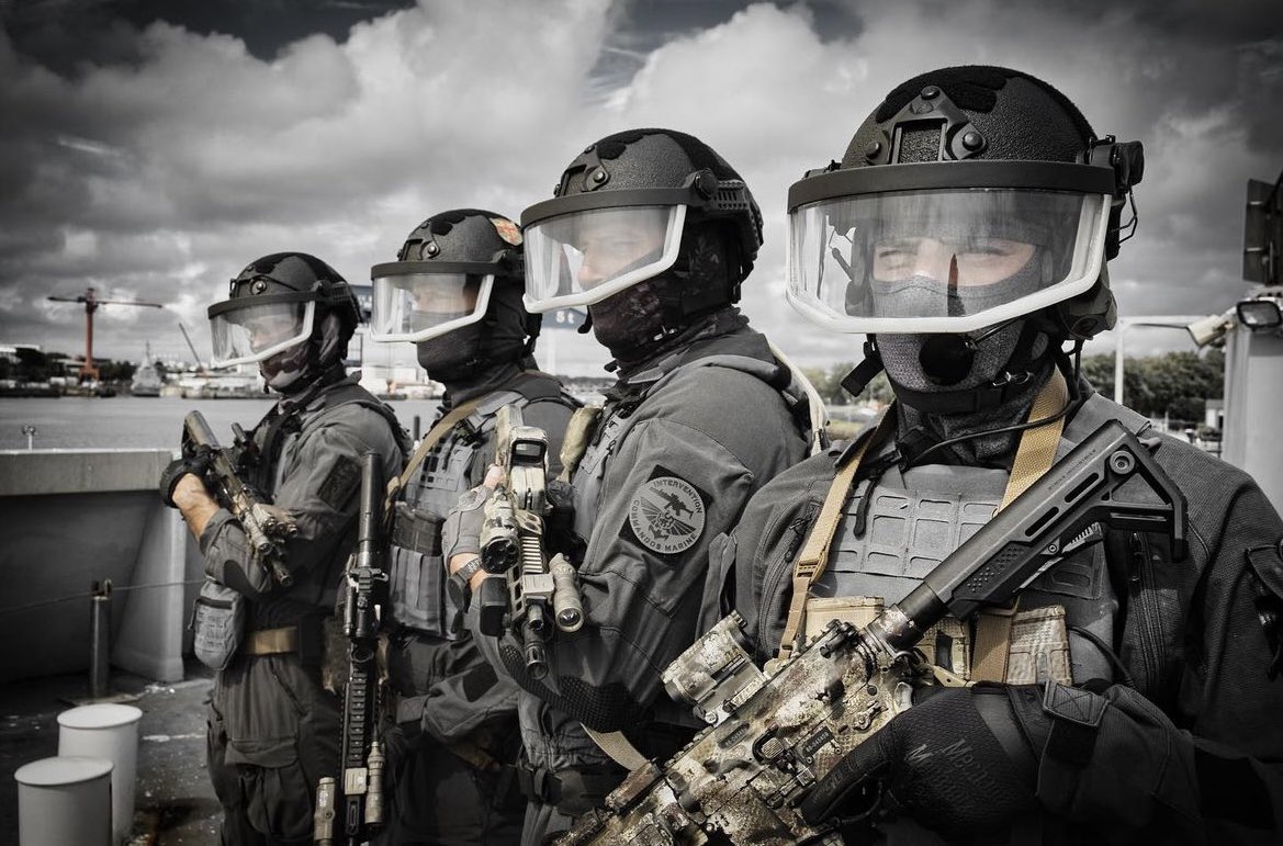 Équipiers d’un groupe CTLO des commandos marines lors d’un entraînement 🔱🇫🇷 #COS #CommandoMarine #ForcesSpécialesFrançaises