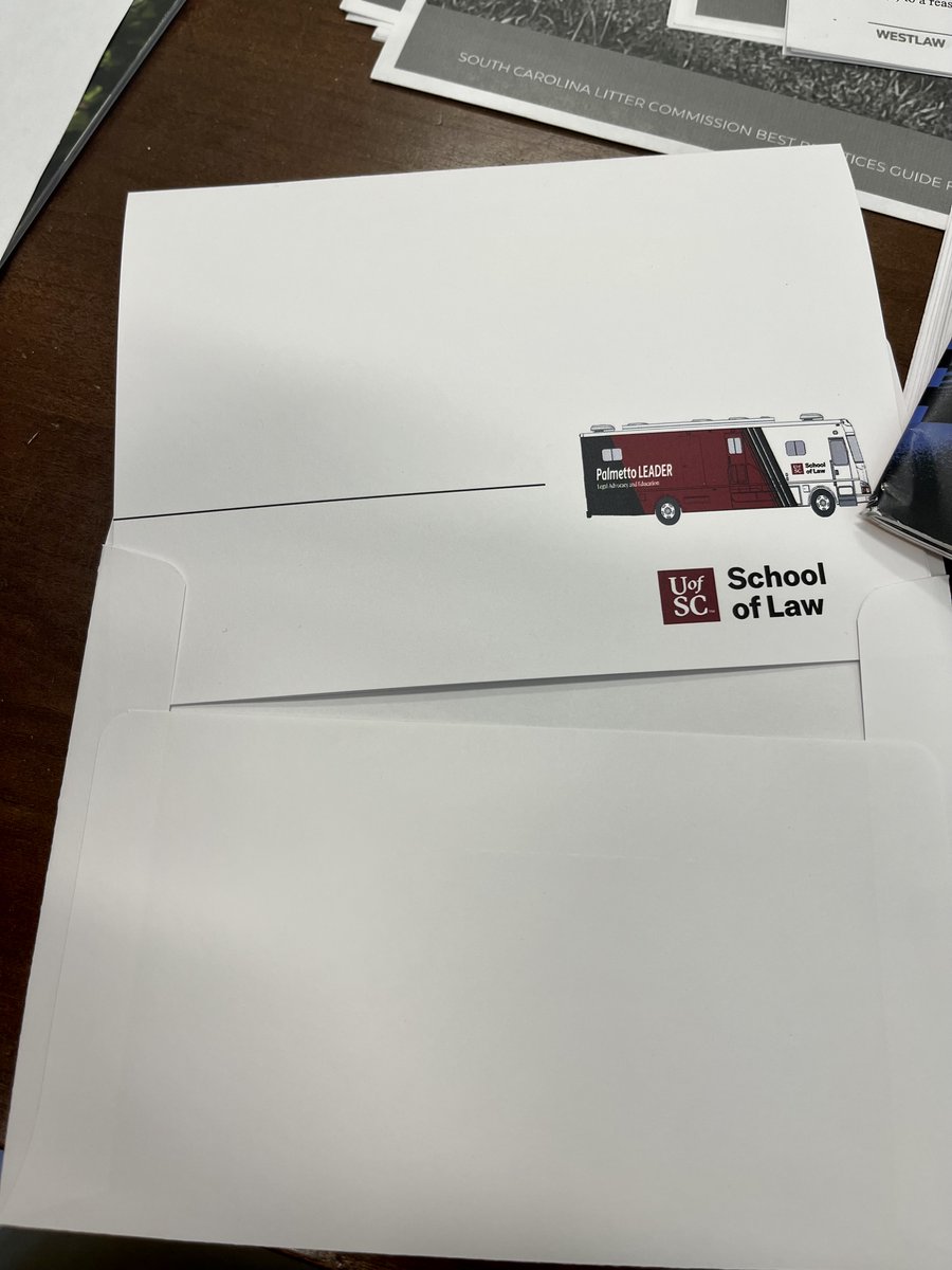 Writing thank-you notes on a Friday afternoon!