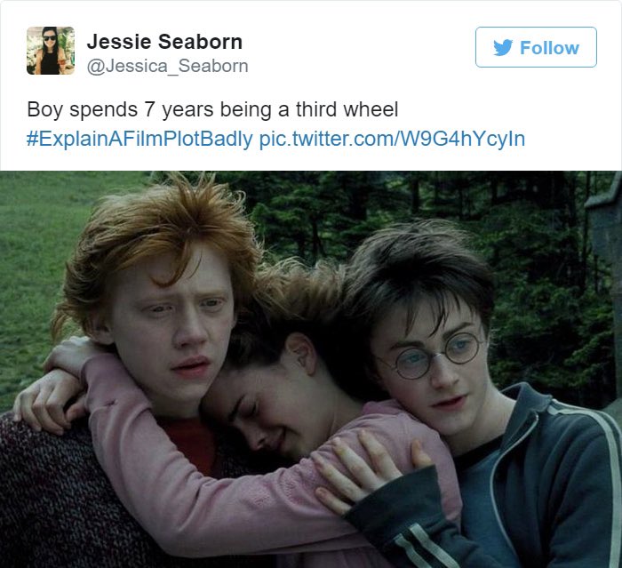 Third wheel or not. I’d still want to go to Hogwarts. 

#harrypotter  #hogwarts  #ronweasley  #hermoinegranger