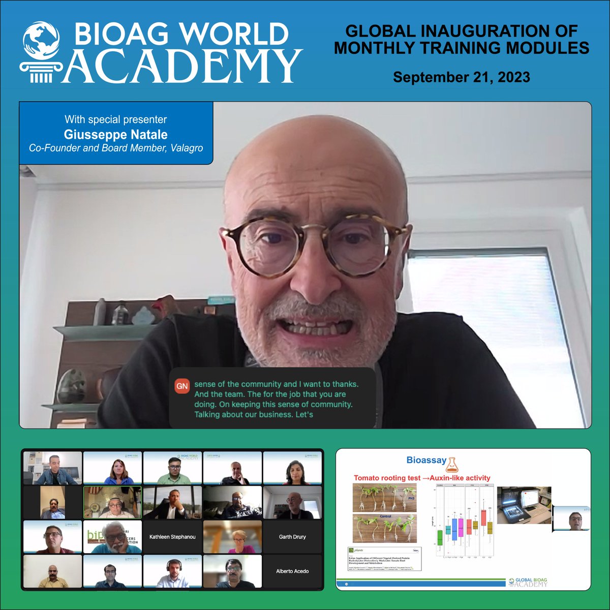 GBAL_BioAg's tweet photo. Global BioAg Linkages inaugurated the BAW Digest Online Portal and the BAW Academy Monthly Training Program on September 21. Please visit https://t.co/ex0j97pkvg and https://t.co/2rB1W3ORL6 to learn more and sign up! https://t.co/3kgQshJZv5