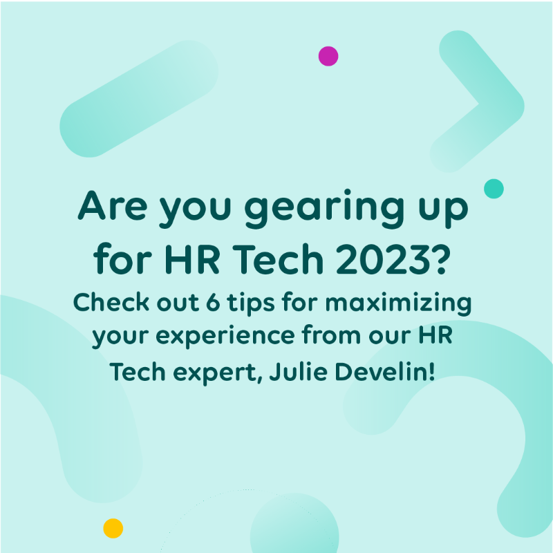 UKGInc's tweet photo. Don’t miss the action at HR Tech 2023! 

We’re sharing our top six tips for getting the most out of this year’s show.

#WeAreUKG #HRTech #UKGBlog #BlogPost #HRConference #ConferenceTips @HRTechConf