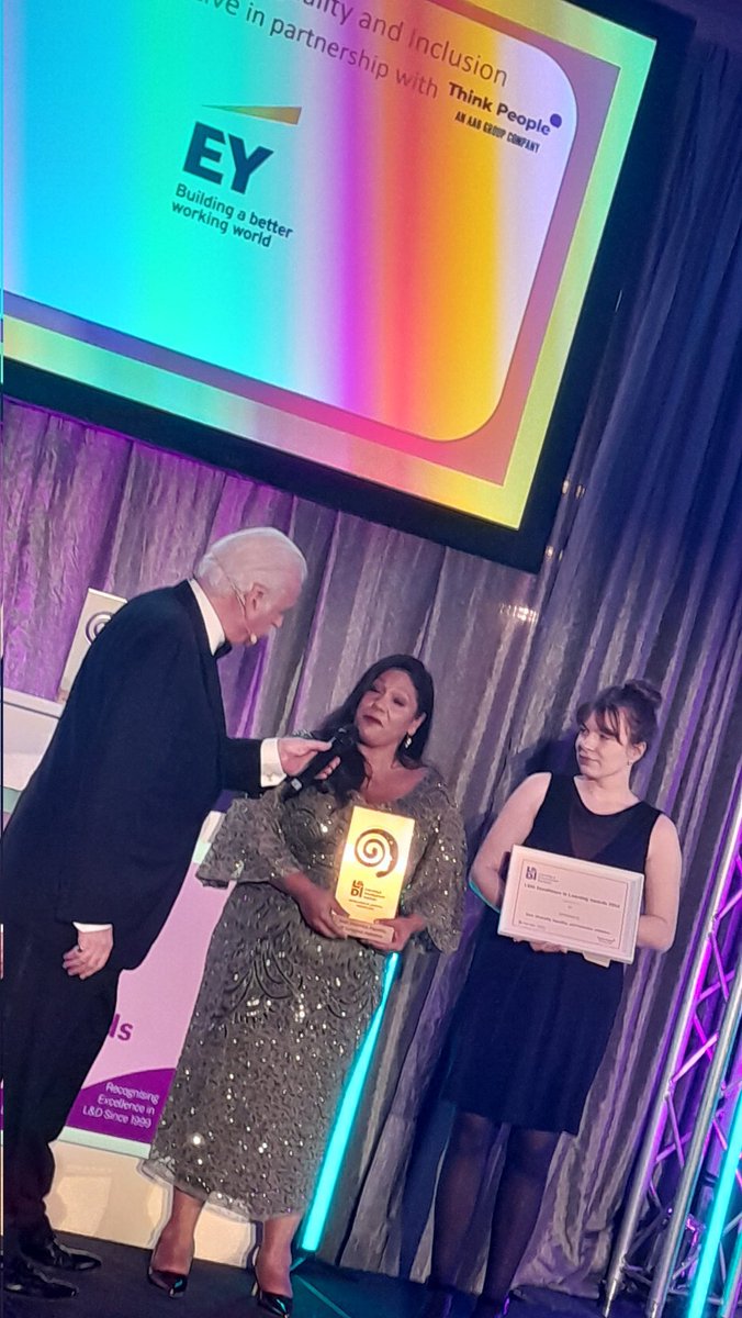 LandDInstitute's tweet photo. Next up is the Best Diversity, Equality, and Inclusion Initiative (category sponsored by @ThinkPeople_ltd )
And the winner is: @EY – CONGRATULATIONS!
#LearningAwards23 #learning #development
Awards sponsors: @harvest37 https://t.co/Vk2lTJdvpE