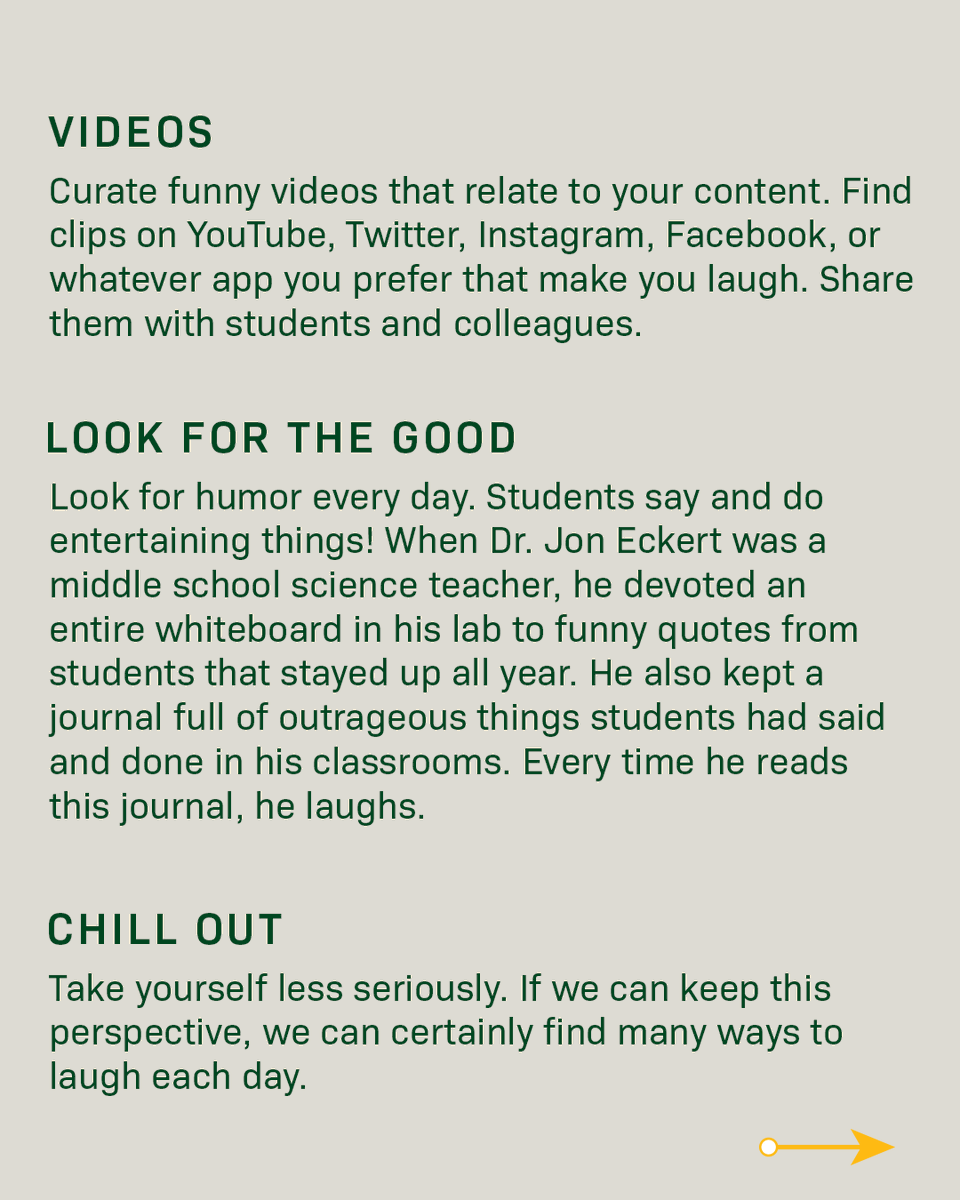 baylorcsl's tweet photo. Did you know we're 30 times more likely to laugh when we're with others? Let's make our classroom a hub of positivity and shared giggles! Join BCSL in embracing the joyful journey of learning and fostering a happier, healthier classroom environment together. #cultivateJOY https://t.co/vORfwO0sZn