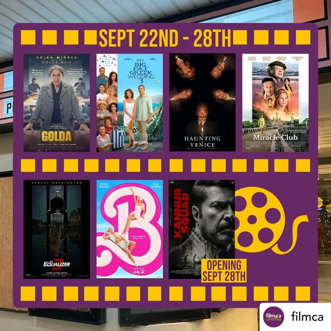 #SupportLocal this weekend with friends or family with @filmcacinemas! Don't miss these releases from the 22 to the 28 🍿🙌 

🎫 film.ca/showtimes
🗺️ 171 Speers Road 
📸 by Film. ca Cimemas

#kerrvillage #oakville #oakvillemovies #shoplocal #localcinema #filmca #movies