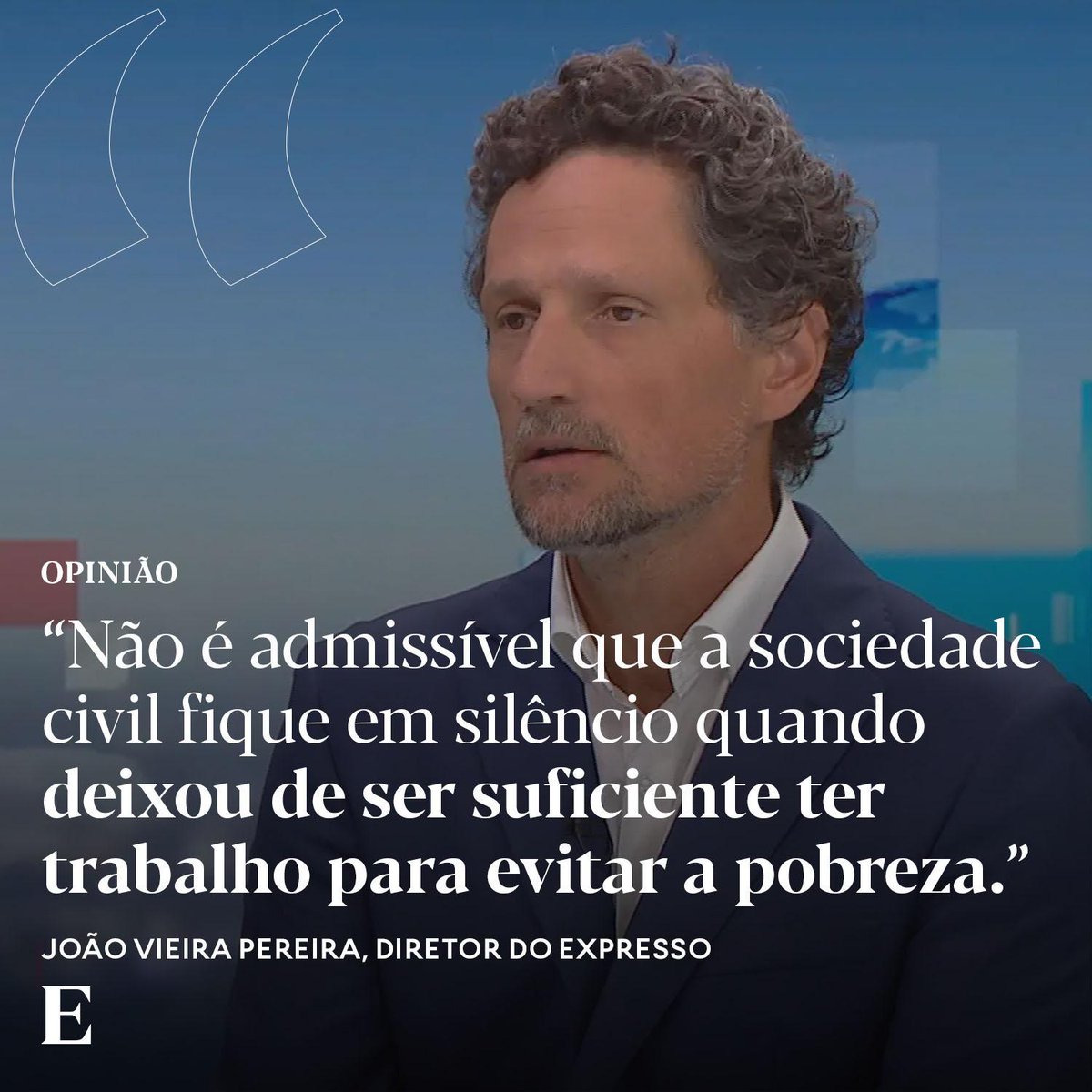 "No próximo dia 30 de setembro há uma nova manifestação contra o estado da habitação. Já está na minha agenda", escreve João Vieira Pereira, diretor do Expresso. 

Leia a opinião: expresso.pt/opiniao/2023-0…