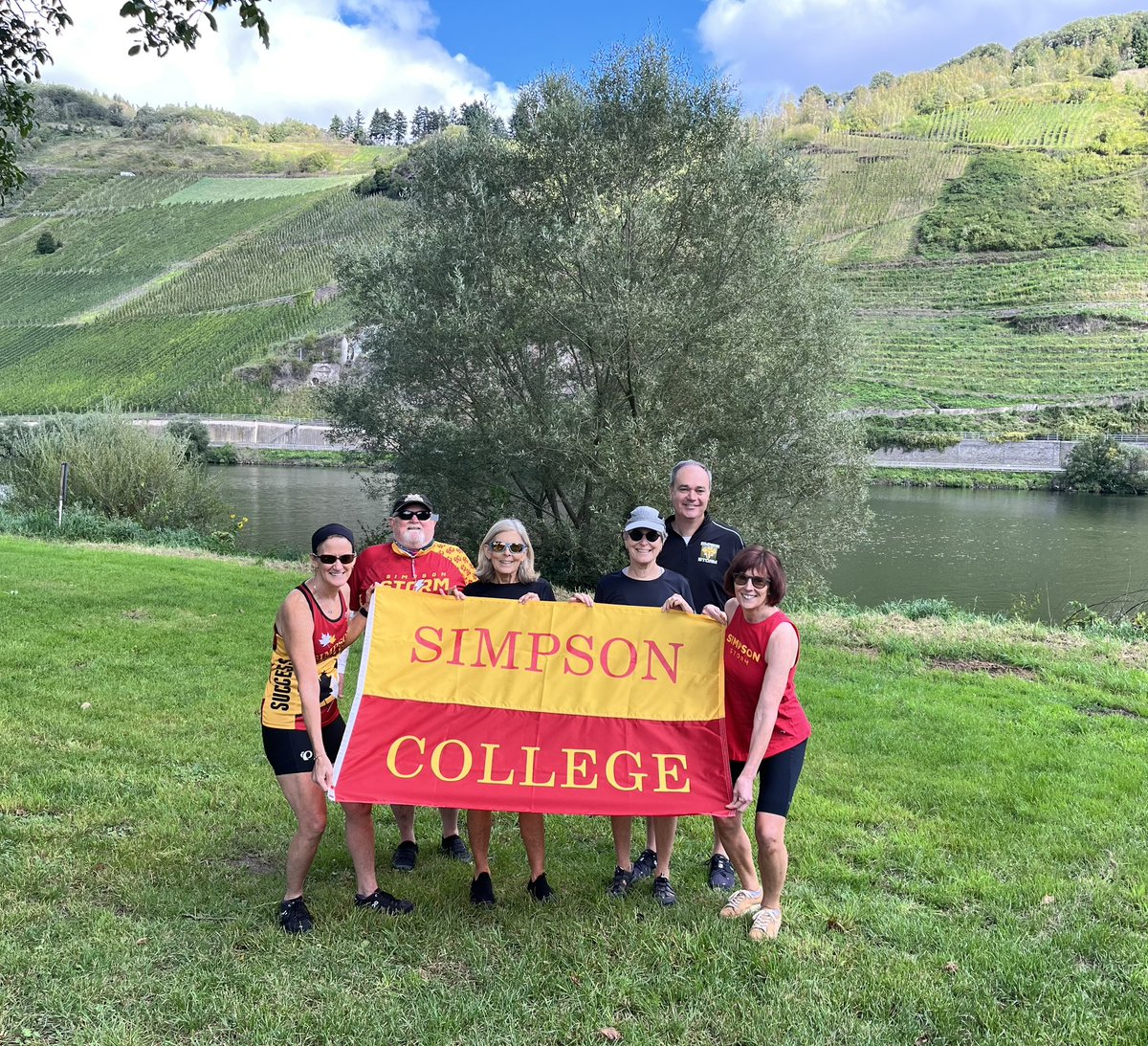 Riding the Mosel River Valley with some great SC alumni - what a wonderful way to explore Germany!#taketheworldbySTORM, #rollSTORM