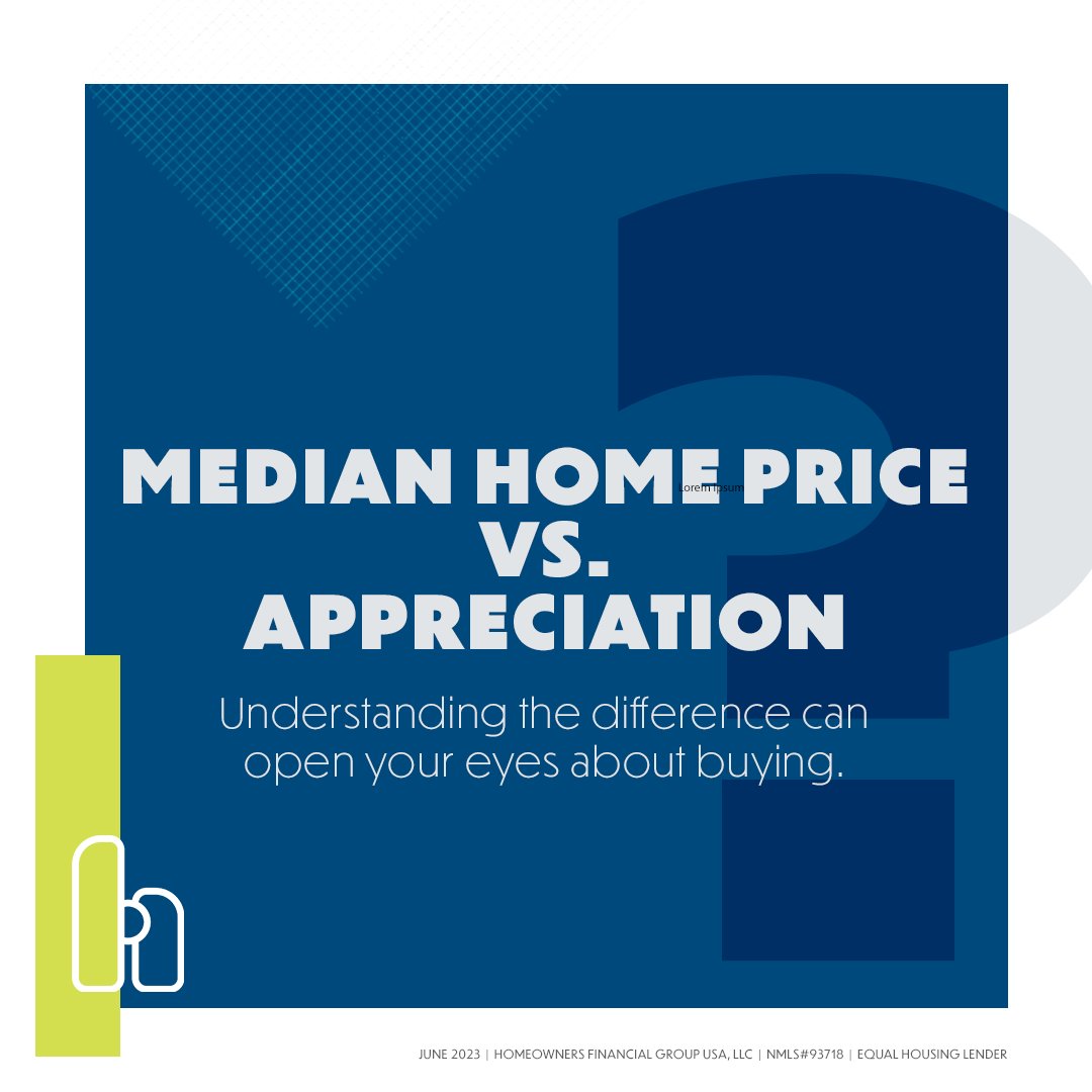 The media and even some economists often confuse price with appreciation. When they do, you could get the wrong message about why homeownership is a good investment. I am happy to share what are the facts and data. Let’s talk! homeownersfg.com/vivianpang/