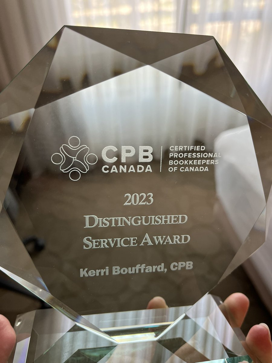 I am so incredibly humbled and so grateful! Many thanks to Certified Professional Bookkeepers of Canada - CPB Canada and all of the incredible members! Without the collaboration and knowledge share which is always in abundance with this association - this would not be possible!