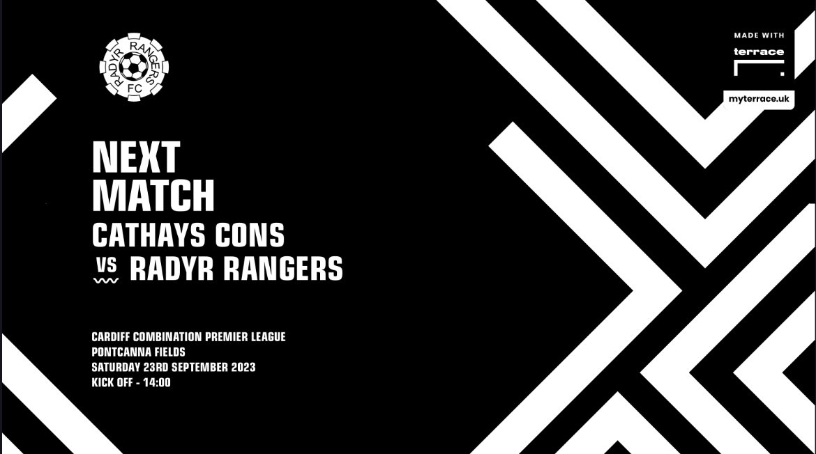 A bit late to the party this weekend as we thought the weather would get the better of the pitches. 

Tomorrow sees the Seniors take on unbeatan <a href="/CathaysConsAFC/">Cathays Cons AFC</a> in their first away day of the season, come on down to Pontcanna and support the boys ⚫️⚪️⚫️ <a href="/RandMCCouncil/">Radyr & Morganstown Community Council</a> <a href="/RMHub/">Radyr & Morganstown Hub</a>