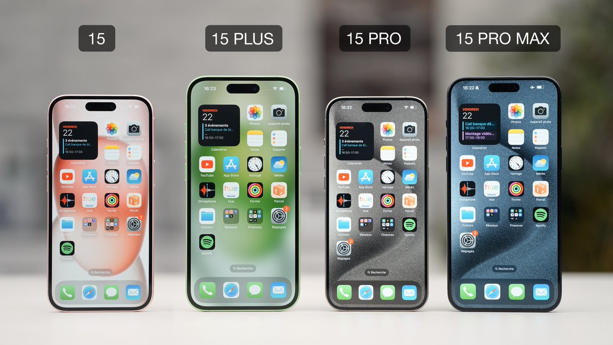 Mes premières impressions sur les iPhone 15 &amp; 15 Pro : youtu.be/wBen-8mwIJs

En espérant que ça vous aide à faire vos choix en attendant que je sorte les grosses vidéos de test !

Petit RT toujours apprécié pour ce gros boulot 🙏