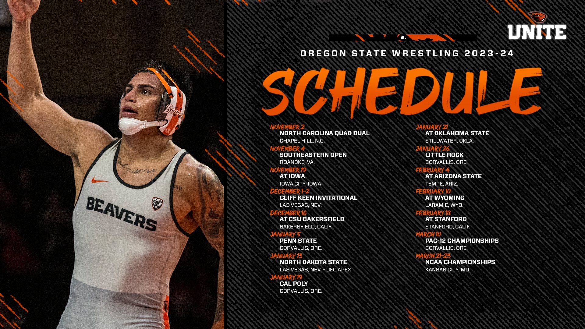 Osu Wrestling Schedule 2025 Dani Millie