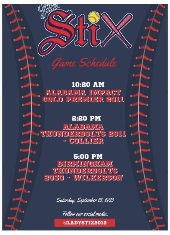 Tough tournament for the Stix this weekend🥎. You can't grow if you stay in your comfort zone. Win or lose, its exciting to take the field against great teams. #itsgrowtime #workhardplayhard