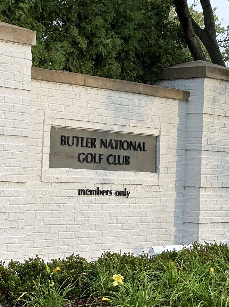 Brian__Corbett's tweet photo. Unreal day at Butler National. Course was really a challenge but an absolute beauty. They really take good care of their guests. 10/10. https://t.co/1s7a4roA6P