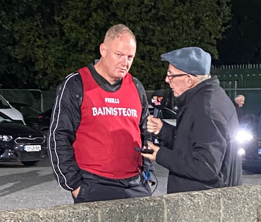 SPORT: @DreadnotsGFC the first team into the @louthgaa SFC semi finals following a 0-9 to 0-8 win over @cooleykickhams in the first of the quarter finals tonight. Exciting finish. Winning manager Wayne McKeever giving his reaction to our reporter Brendan Cummins..