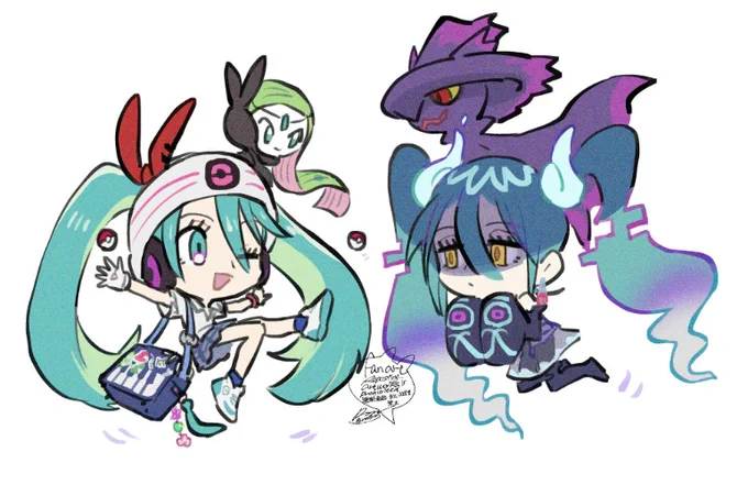 ふわふわ浮いてる #ポケミク 