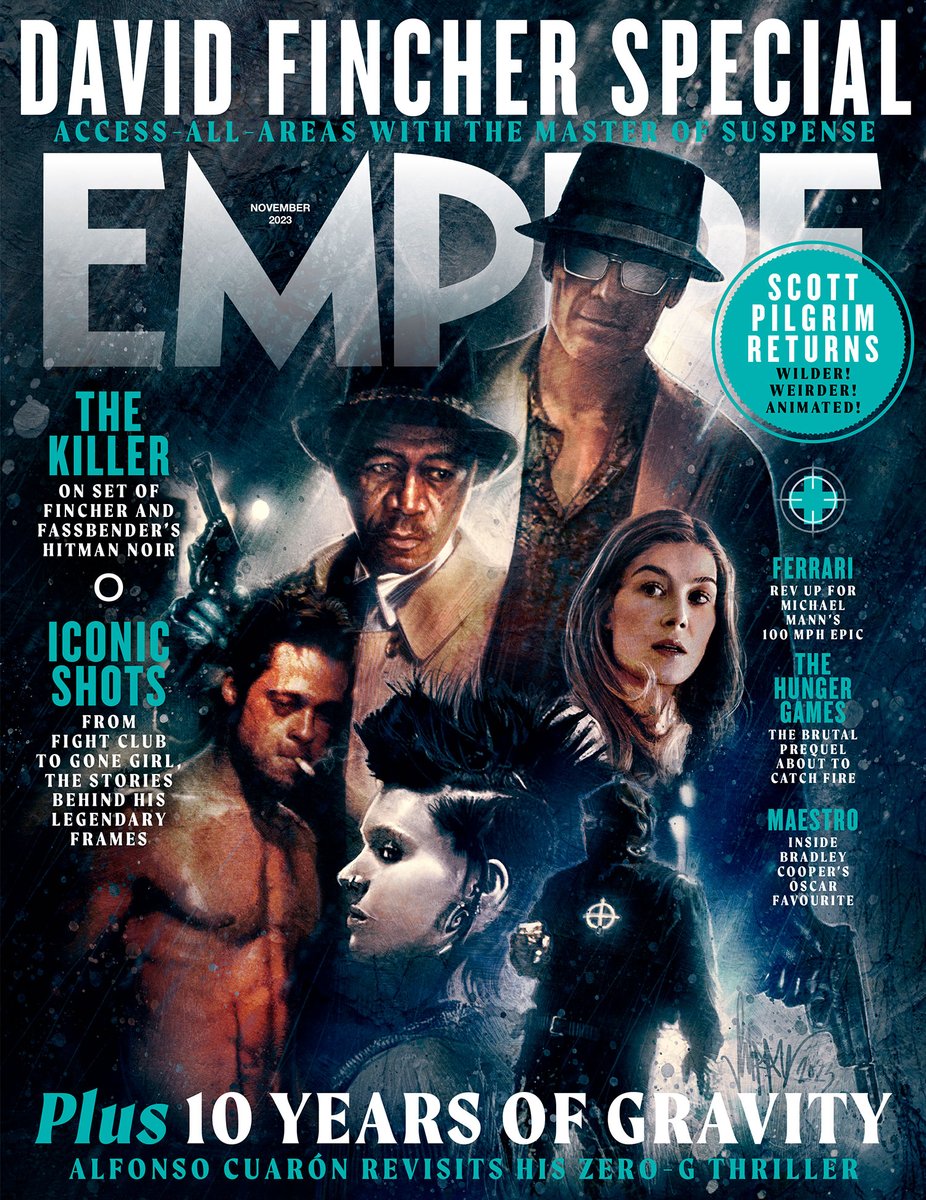 Ready, aim, fire. David Fincher returns with #TheKiller. Empire's new issue celebrates the film and the legendary director himself – with an access-all-areas set report, interviews, images &amp; more. On sale Thurs 28 Sept. Cover by @paulshipper.

READ MORE: empireonline.com/movies/news/em…
