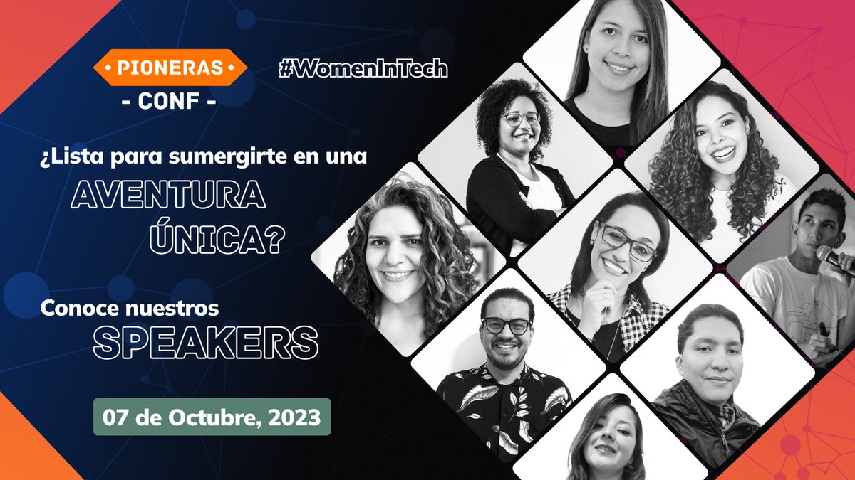 Únete a nosotras en la #PionerasConf2023 🧡 y no te pierdas de charlas increíbles que tendremos el sábado 7 de octubre en <a href="/Ruta_N/">Ruta N</a> Medellín. 

👀👉Muy atentas porque pronto saldrán a la venta las boletas para este evento que tendremos del 5 al 7 de octubre🥳