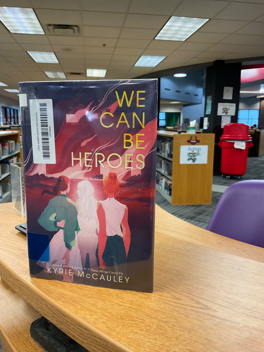 First Line Friday 
“Beck used to lie awake at night and wish aliens would abduct her.”
We Can Be Heroes by Kyrie McCauley is a Gateway Nominee this year. Visit the library to check out a copy for the weekend. #schoollibrary @kyriemccauley