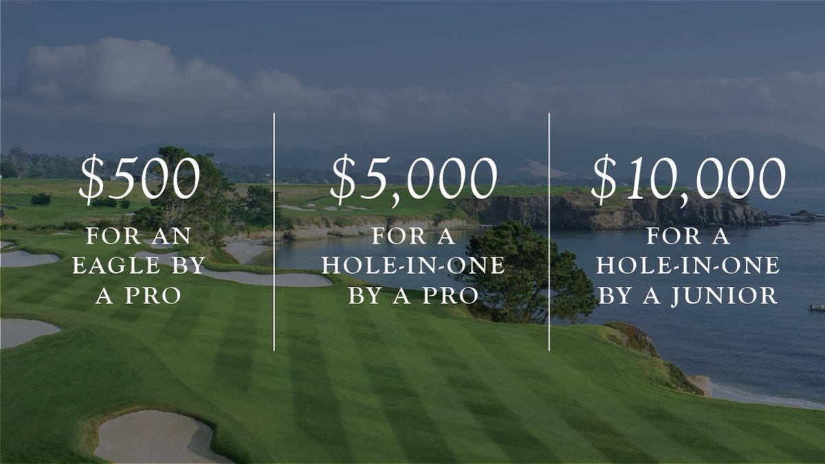 We’re turning those remarkable shots into a powerful drive for charity. 💚

🦅: $500 for an eagle by a pro
⛳: $5,000 for a hole-in-one by a pro
🤩: $10,000 for a hole-in-one by a junior

Up to $10,000 in additional donations by PURE to benefit <a href="/FirstTee/">First Tee</a>🏌️

Good luck and play