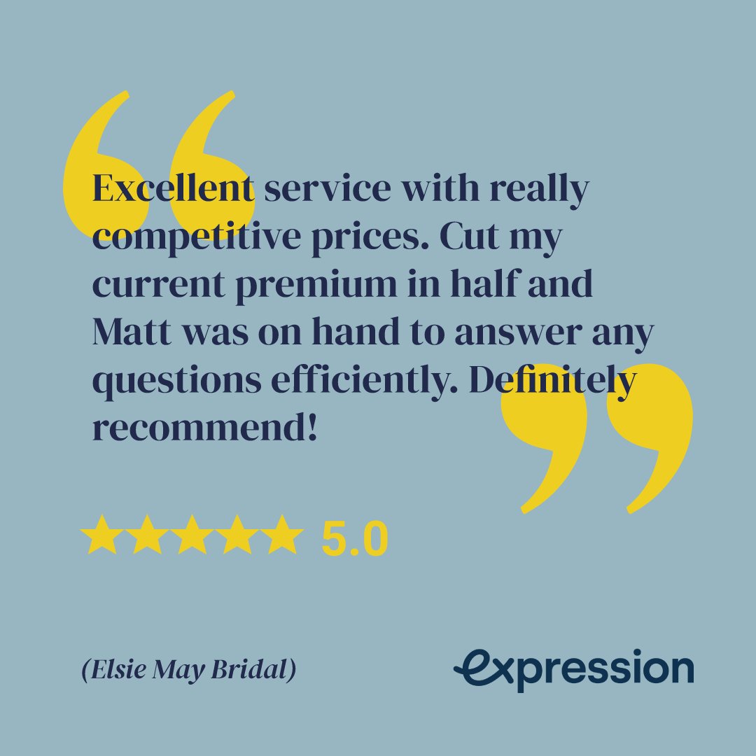 Some great feedback from one of our customers! 

We believe that great businesses deserve great insurance! Head over to our website to get a quote in 60 seconds ✨💛

#businesslovestories #independentbusiness #smallbusiness #businessowner #business #independent #shoplocal