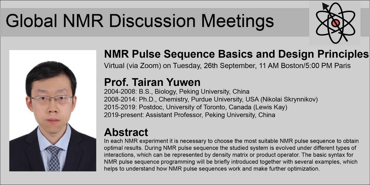 Global NMR Discussion Meetings tweet media