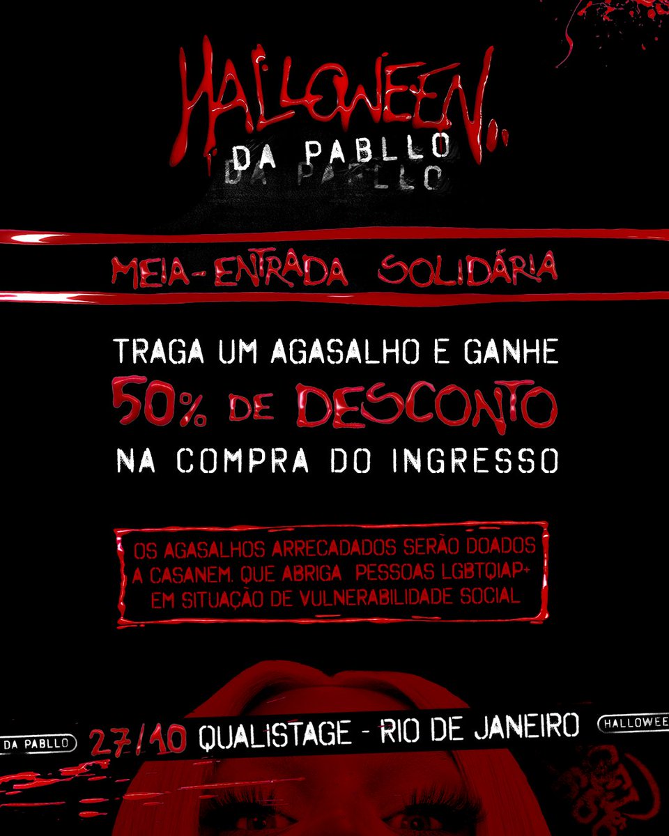 HALLOWEEN DA PABLLO | RIO DE JANEIRO

<a href="/casanemcasaviva/">CasaNem</a> 

INGRESSOS AQUI: qualistage.com.br/eventim/125/es…