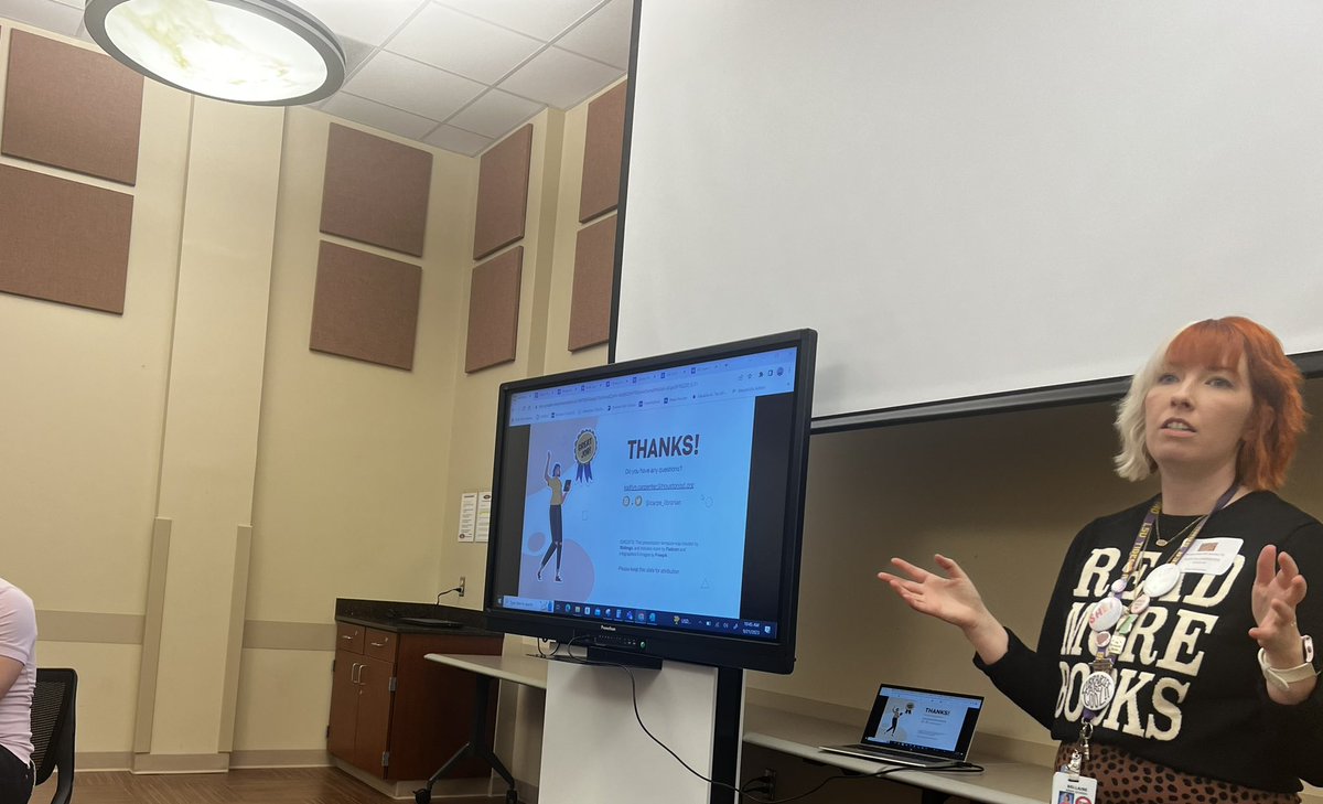 DrMGreer's tweet image. Back where it all started in @AldineISD ! Yesterday’s pd for high school librarians was very informative. Thank you to the Houston area library leaders, @maker_maven, @carpe_librarian, and so many other for making the day a success! #futurereadylibs #morethanalibrary