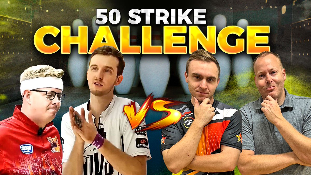 We took on Packy Hanrahan's 
𝟓𝟎 𝐒𝐓𝐑𝐈𝐊𝐄 𝐂𝐇𝐀𝐋𝐋𝐄𝐍𝐆𝐄! 

🎥 Watch how it all unfolded: bit.ly/50StrikeChalle…

#InsideBowling #Bowling #BowlMoreStrikes #BowlingChallenge #TheHouseBowling
