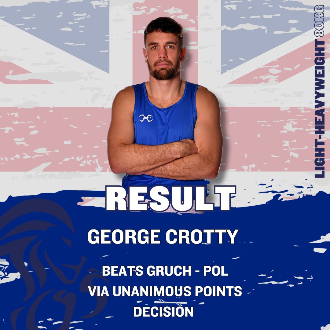 ✅ @GeorgeCrotty reaches the light-heavyweight final following his second Leszek victory!