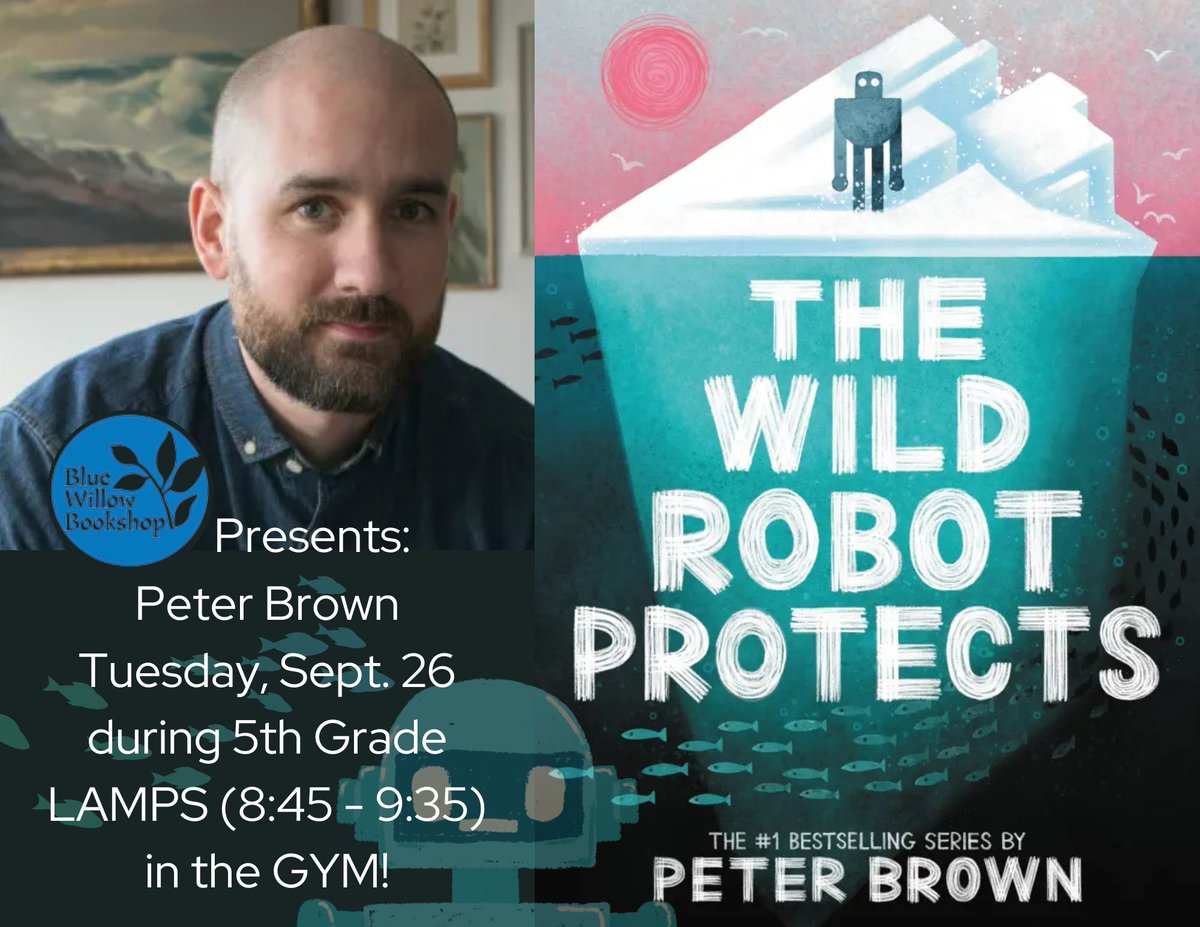 StaffordMSD Libraries (@smsdlibraries) on Twitter photo Author Peter Brown will be on the SES campus, Tuesday, Sept. 26th! Fifth Graders, we are super excited! <a href="/SMSDElementary/">SMSD Elementary</a> <a href="/BlueWillowBooks/">Blue Willow Bookshop</a> #SMSDReads Author Peter Brown will be on the SES campus, Tuesday, Sept. 26th! Fifth Graders, we are super excited! <a href="/SMSDElementary/">SMSD Elementary</a> <a href="/BlueWillowBooks/">Blue Willow Bookshop</a> #SMSDReads