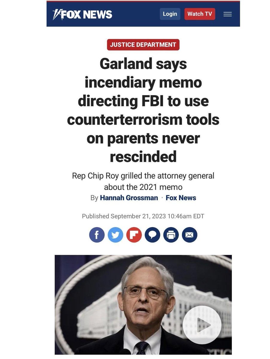 nickineily's tweet photo. The Biden Administration continues their hostility against parents. 

Just rescind the memo already — parents are NOT domestic terrorists! https://t.co/lPg8KvMfqe